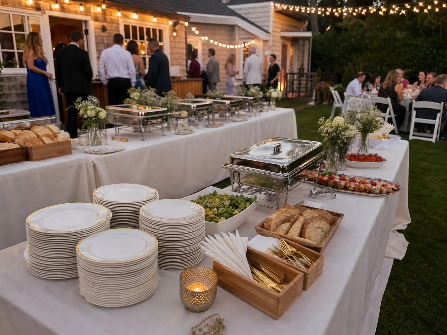 Casual Wedding Buffet Dinner